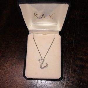 Diamond Open Hearts Necklace